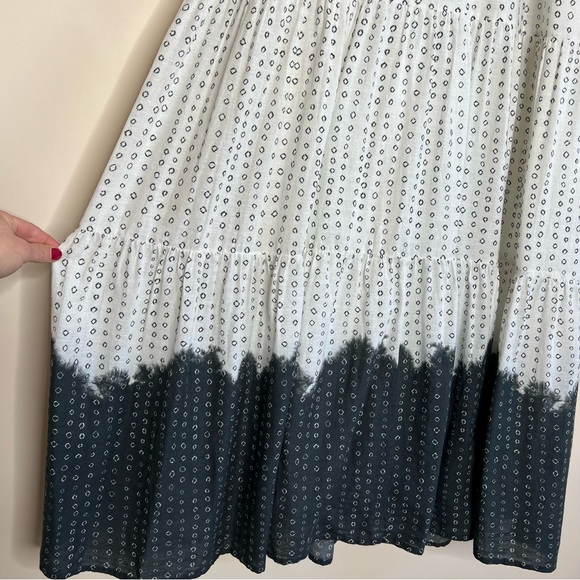 Apiece Apart Aborsano Dress in Dipped Shibori - Dip Tie Dye Boho Smocked - Picture 11 of 16